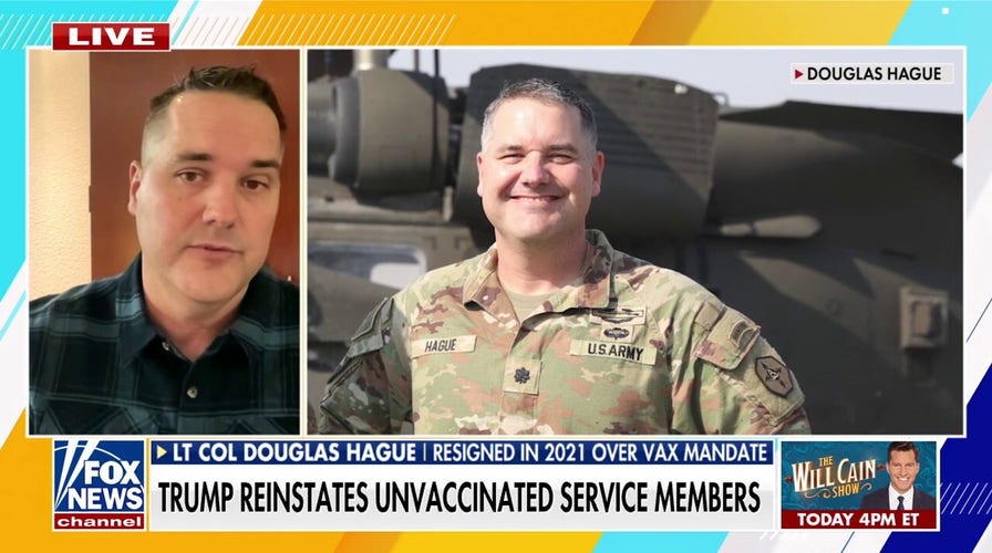 Former Army service member reacts to Trump reinstating troops discharged over vaccine mandate