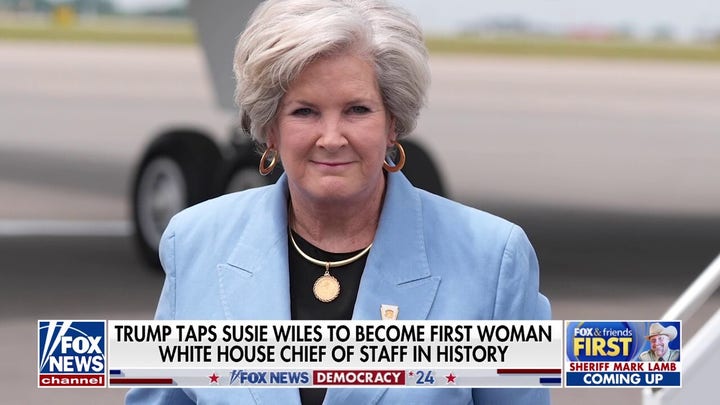 Trump appoints Susie Wiles as first-ever woman to become White House chief of staff.