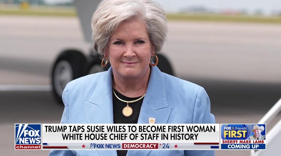 Trump appoints Susie Wiles as first-ever woman to become White House chief of staff.