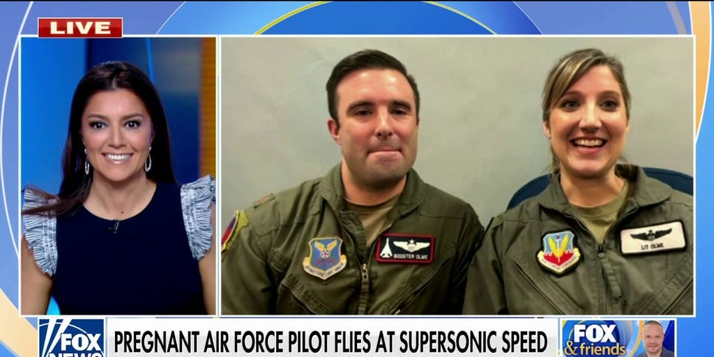 Pregnant Air Force pilot flies at supersonic speeds | Fox News Video