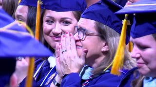 Tennessee mom surprised at graduation with video from her deployed son - Fox News
