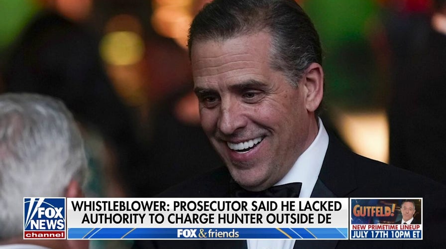 Biden whistleblower says prsoecutor claimed he lacked authority to charge Hunter outside Delaware