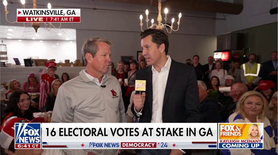 El gobernador Georgia , Kemp, cree que GOP tiene más entusiasmo ante la jornada electoral