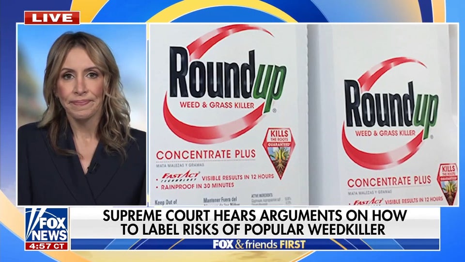 Supreme Court hears arguments on how to label risks of popular weedkiller
