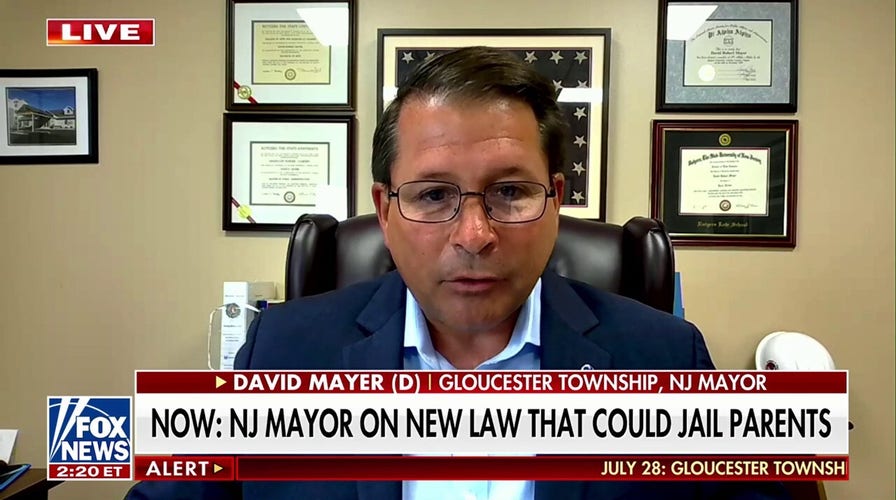 New Jersey mayor defends township ordinance: 'It's time we hold parents responsible'