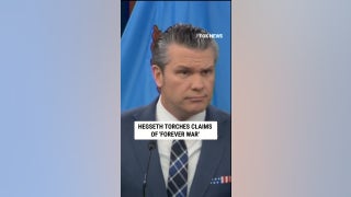 Hegseth TORCHES claims of 'forever war'