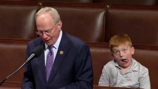 Republican lawmaker’s son steals spotlight by making silly faces during speech on House floor - Fox News