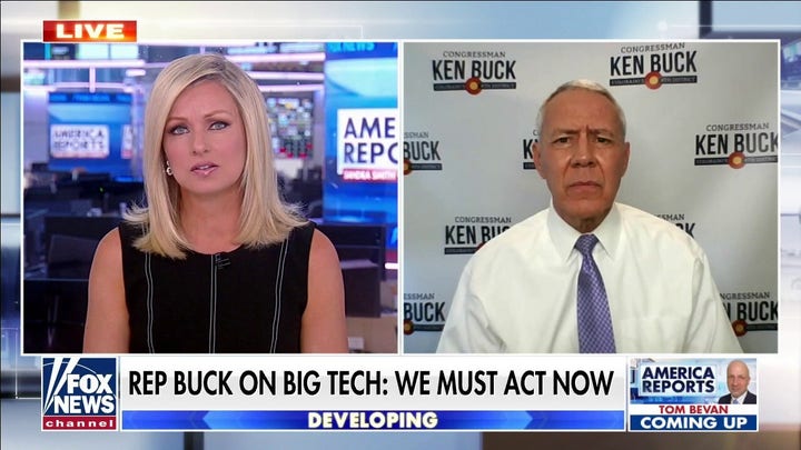 rappresentante. Buck esorta il governo repubblicano a sostenere le leggi antitrust di Big Tech, warns monopolies will continue to grow