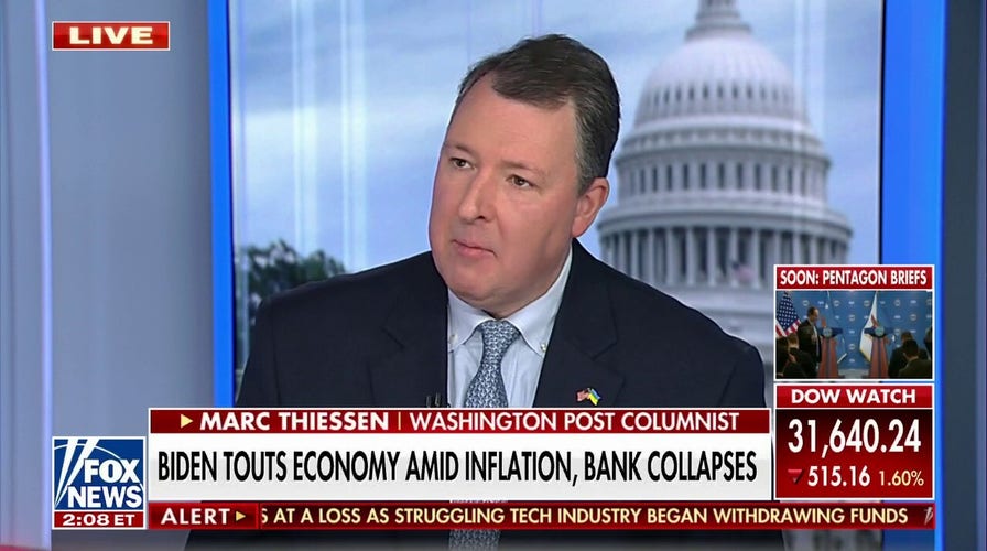 Marc Thiessen on SVB collapse: Every time the government ‘artificially addresses’ the economy, there’s 'unintended consequences'