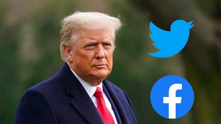 Twitter, Facebook lock out Trump 