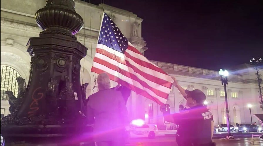 House Republicans replace American flags at Union Station after anti-Israel protests