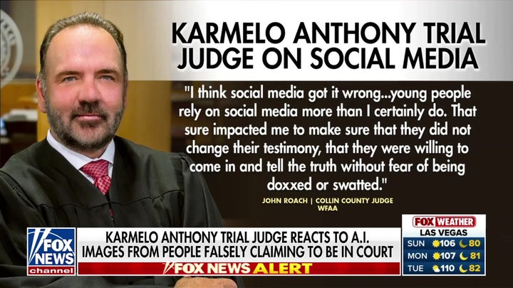 «El juez del Anthony de Carmelo Anthony estaba "protegiendo la sala del tribunal de la turba"», afirma el abogado