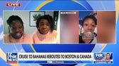 Cruise passengers shocked after Bahamas cruise was re-routed to Boston, Canada