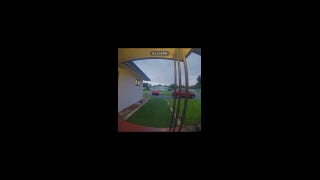 Florida small plane crash captured on home security camera