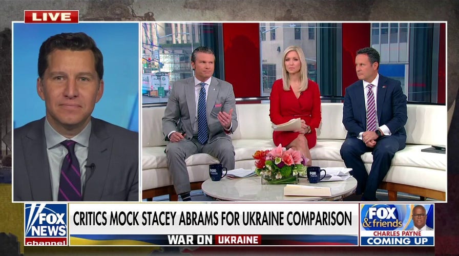 Will Cain invites Stacey Abrams to explain comments on defending democracy