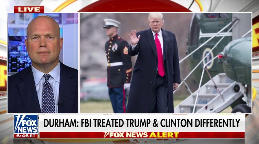 Matt Whitaker: 'Everyone should be outraged' by John Durham's findings