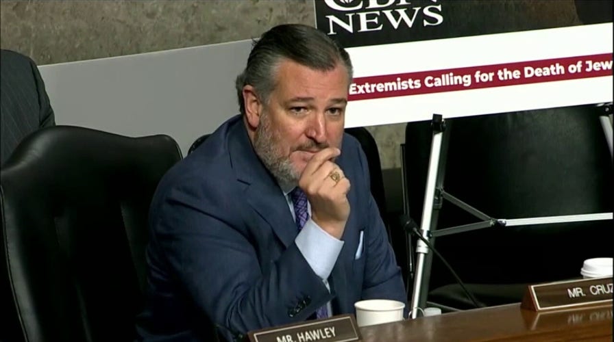 Anti-Israel agitator yells ‘f---ing Jews’ at Cruz during hearing on ‘hate’