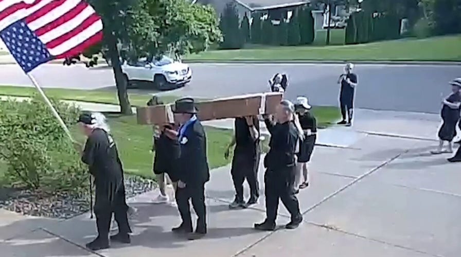 Coffin left at front door of Republican congressman's Wisconsin home