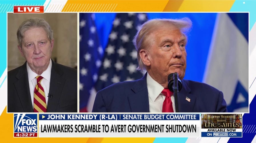 Speaker Johnson will need Trump's help to avoid government shutdown, Sen. Kennedy says