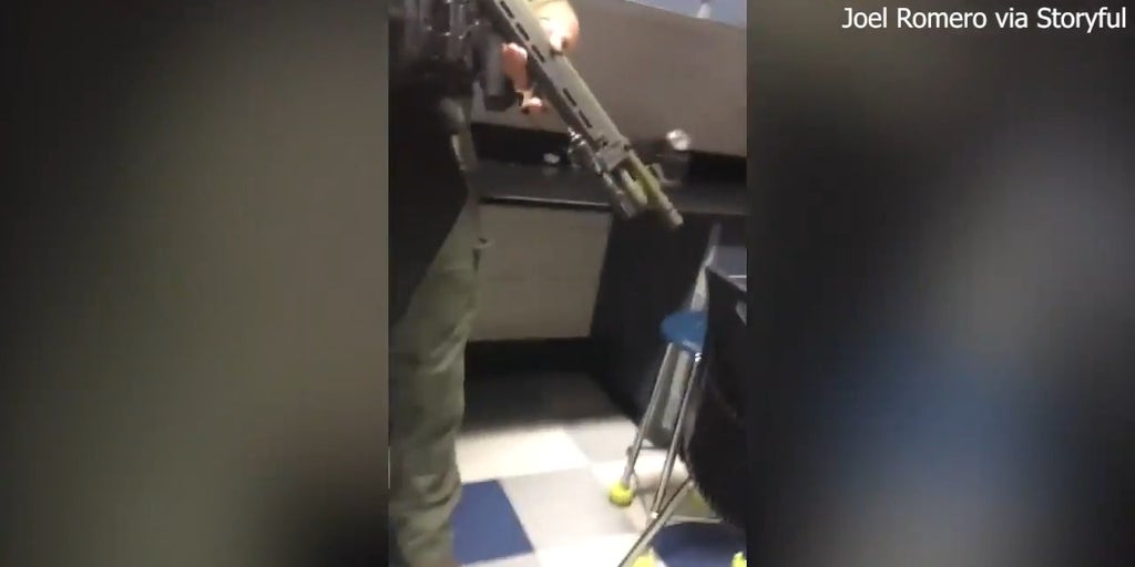 Georgia officers evacuate Apalachee High School students from classroom