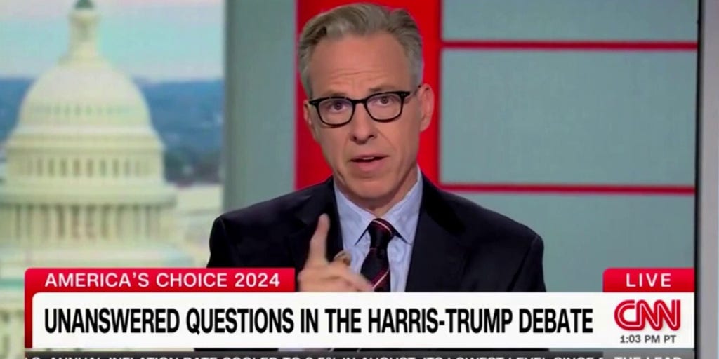 CNN's Jake Tapper calls out Harris for dodging debate questions