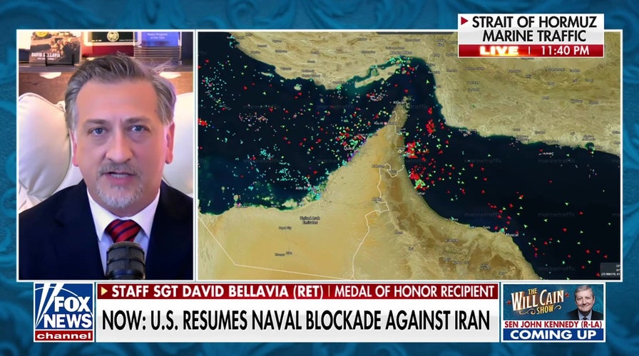Iran will ‘cry uncle’ from new naval blockade, Medal of Honor recipient says