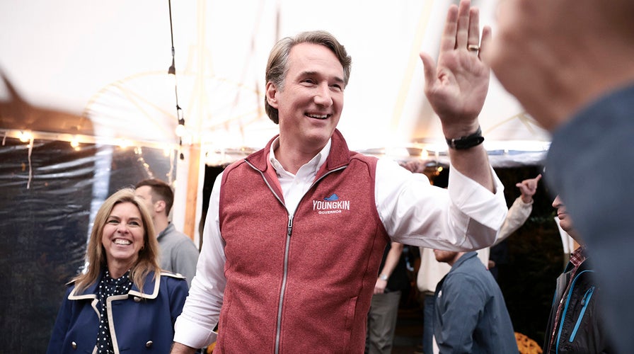 Glenn Youngkin attends the annual Kilgore Gate City BBQ