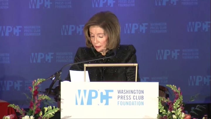 Rep Nancy Pelosi claims President Donald Trump 'crowned himself king'