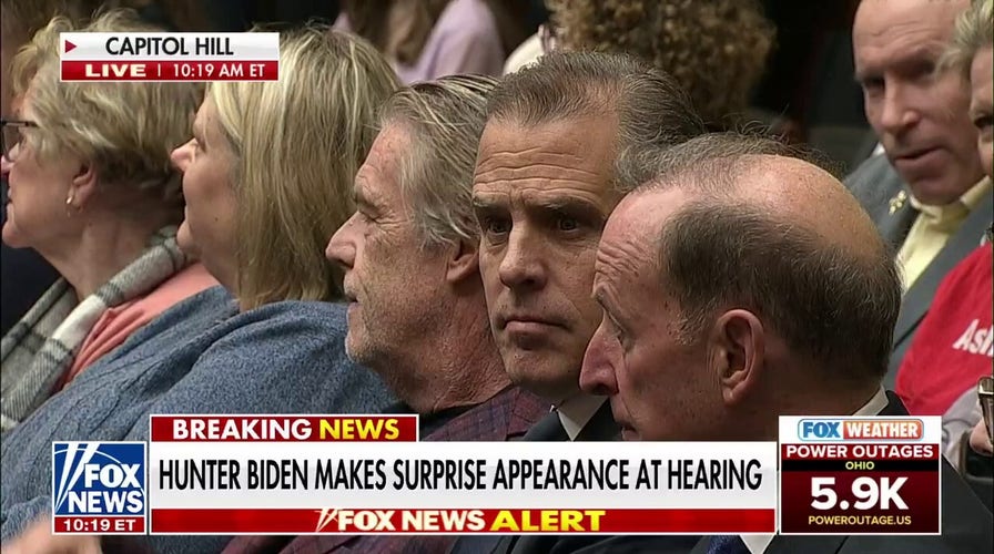 House hearing erupts into chaos over Hunter Biden's surprise appearance