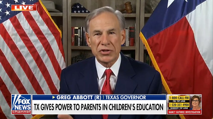 Gov. Abbott discusses motorboat  of Texas Education Freedom Accounts program