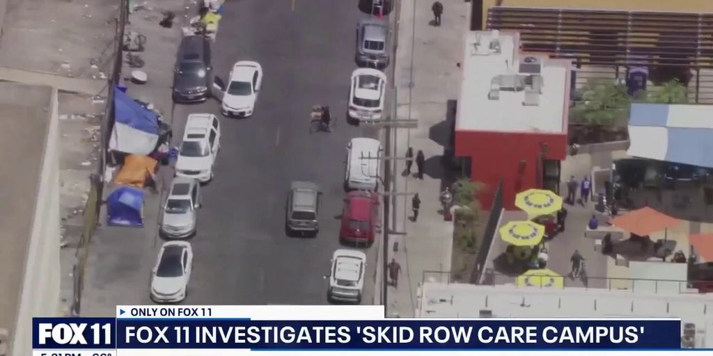 Video captures conditions near LA homeless campus critics call a 'Meth Mansion'