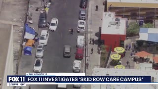 Video captures conditions near LA homeless campus critics call a 'Meth Mansion' - Fox News