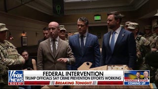 Vance, Hegseth ‘unfazed’ by protesters during trip to thank DC National Guard troops