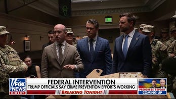 Vance, Hegseth ‘unfazed’ by protesters during trip to thank DC National Guard troops