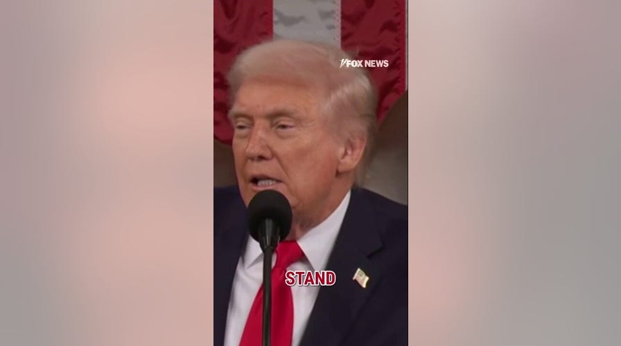 'HOW DO YOU NOT STAND?': Trump calls out Democrats during SOTU