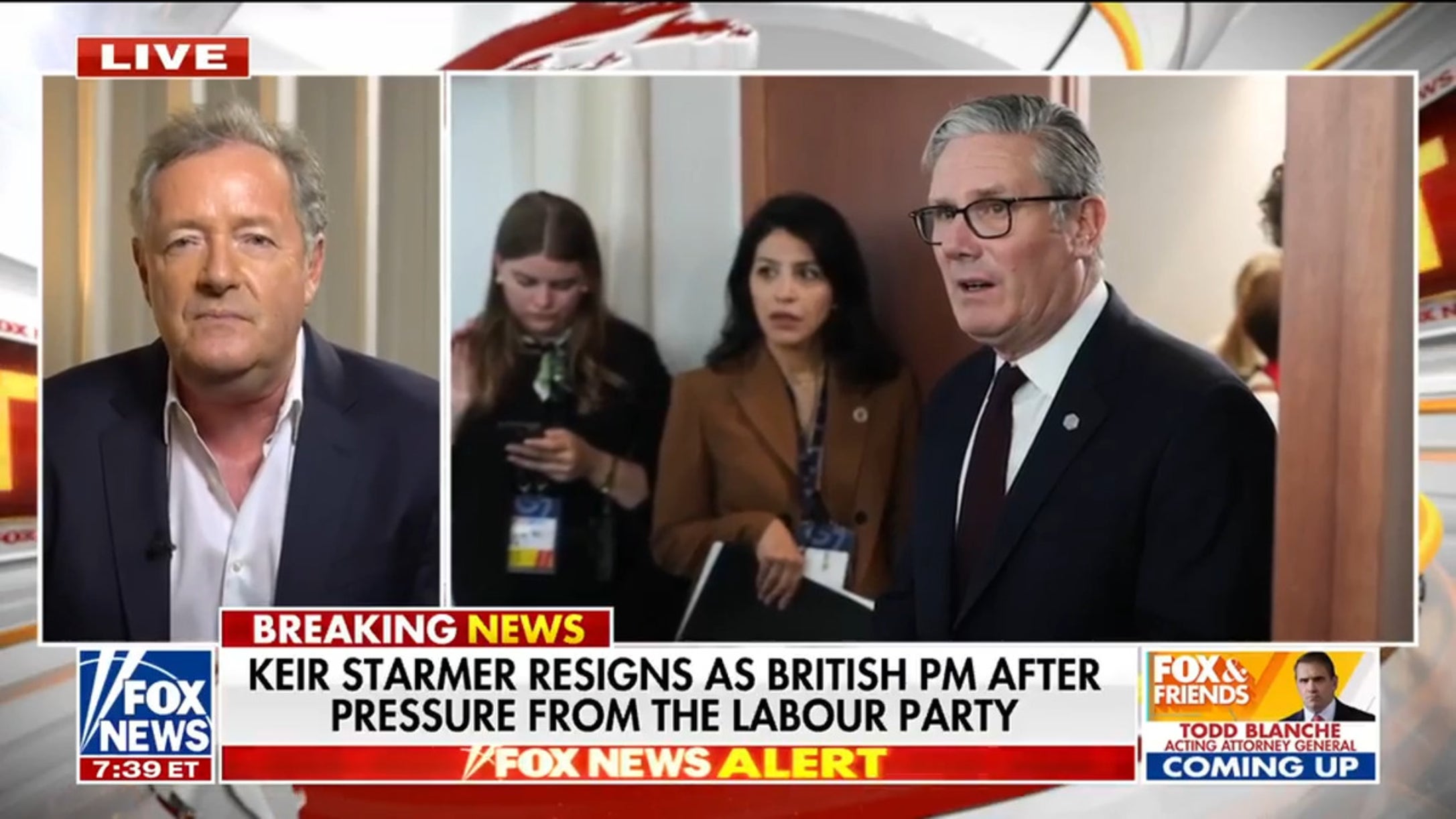 Piers Morgan blasts Keir Starmer's 'dismal' tenure as British PM resigns