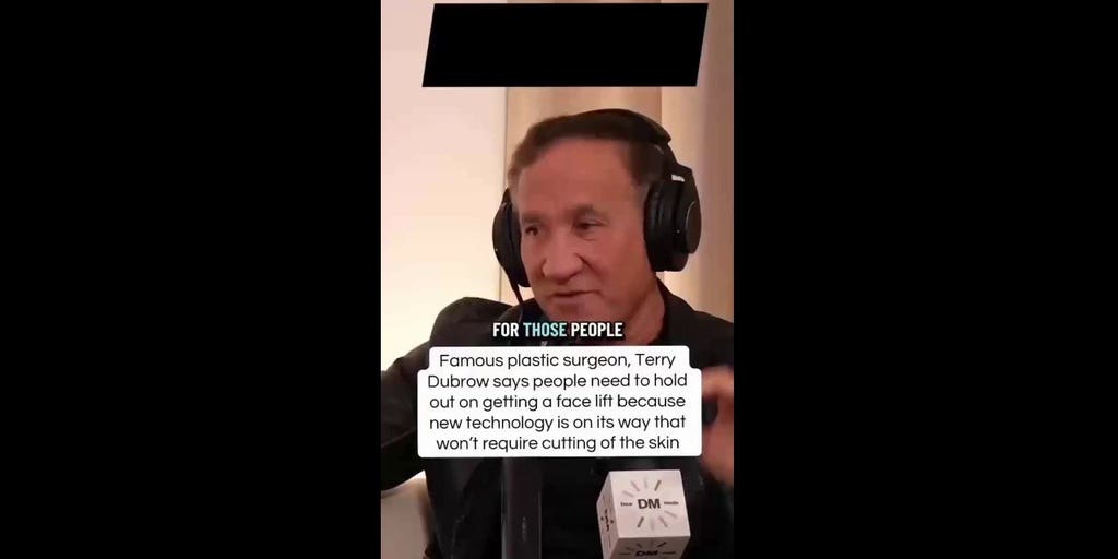 Dr. Terry Dubrow urges younger patients to hold off on early face-lifts