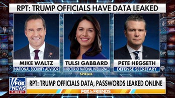 Top Trump officials' personal data reportedly leaked online