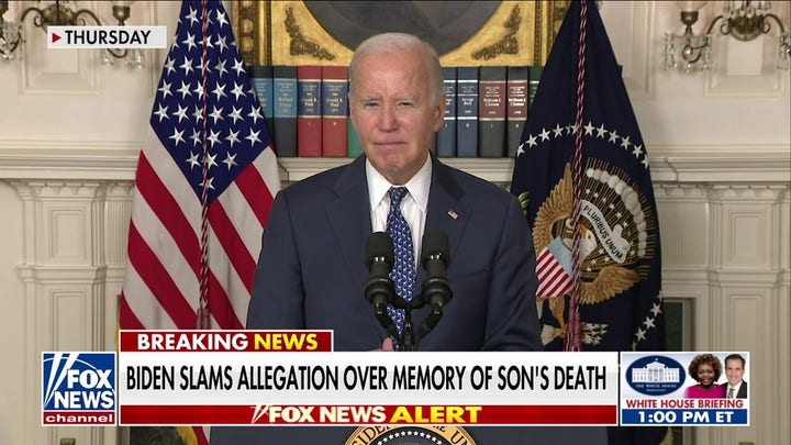 Biden denies special report finding that he forgot son Beau