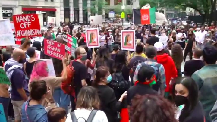 Demonstrations held to bring attention to humanitarian crisis in Afghanistan 