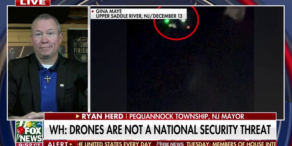 There's been 'a lot of talk' and 'posturing' but 'no action' on mysterious drones, NJ mayor says