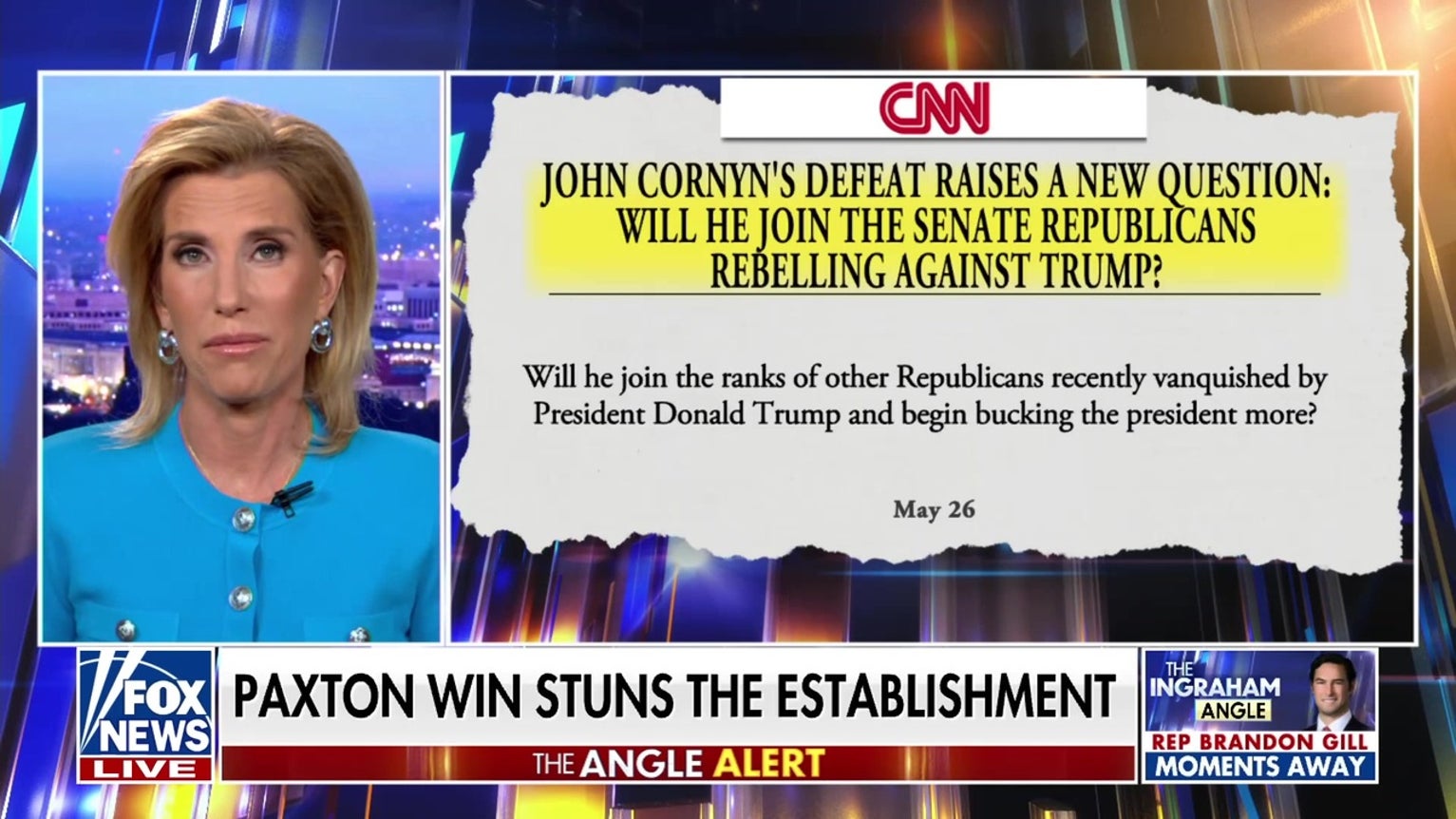 Laura: Trump and Texas take on the Senate