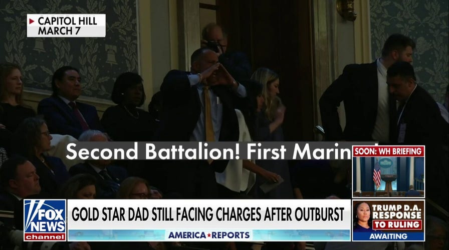 Gold Star dad still facing charges for disrupting Biden's State of the Union