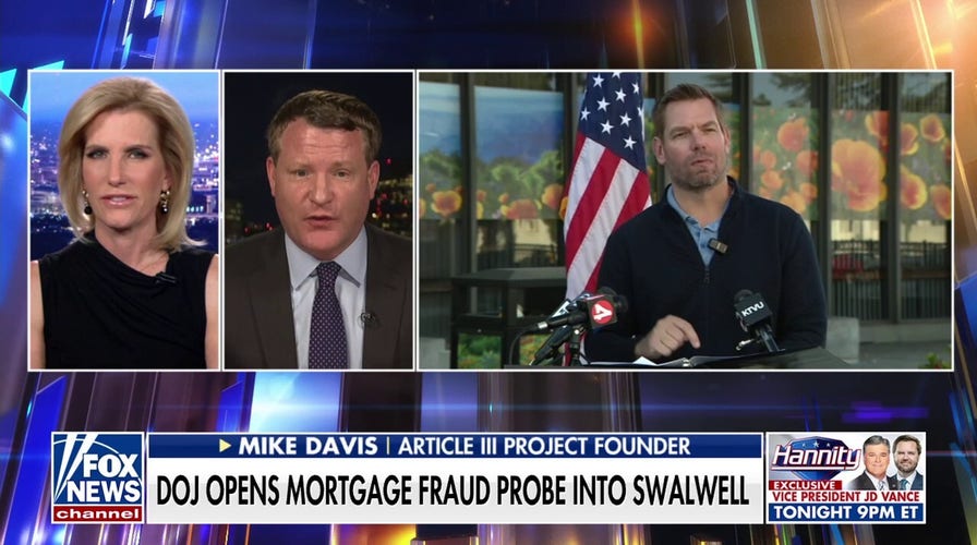 Mike Davis reveals complaint  helium  says DOJ should adhd  to Swalwell probe