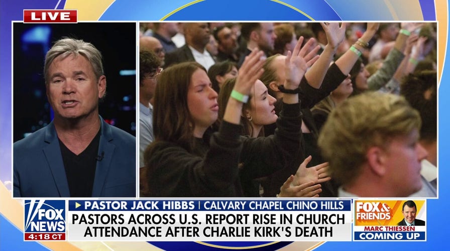 Pastors across US report rise in church attendance after Charlie Kirk's death
