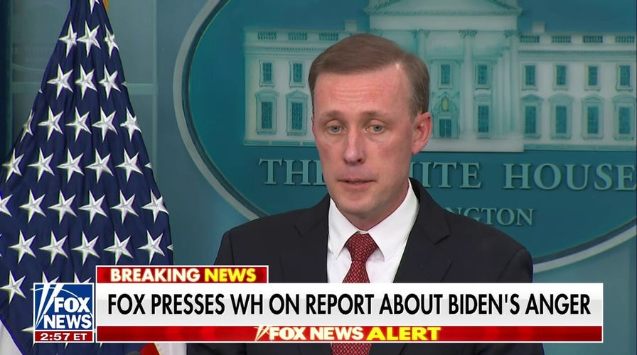 Fox News asks White House about reported flashes of Biden's anger