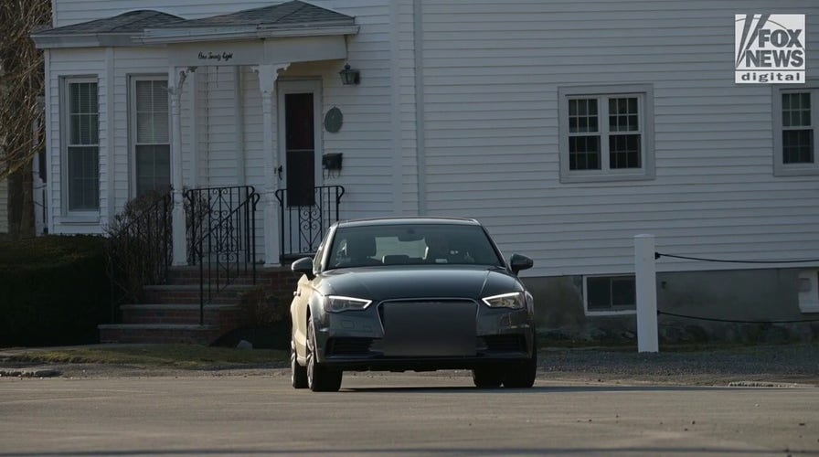 Gem Mutlu drives away from his home