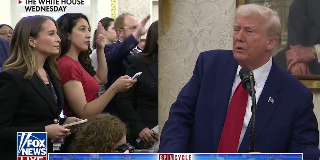 Trump rattled by 'nasty' 'TACO' question from reporter | Fox News Video