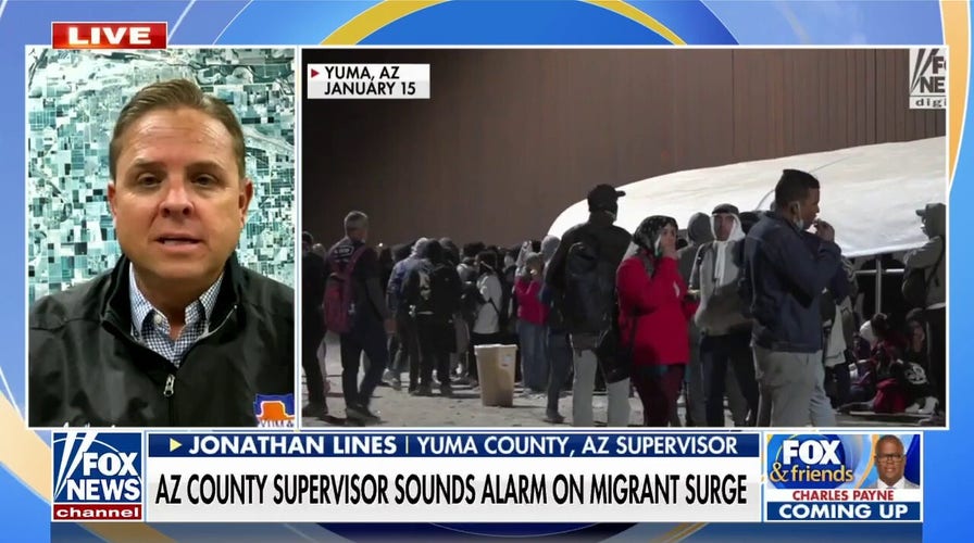 Arizona county supervisor sounds alarm on ongoing migrant surge