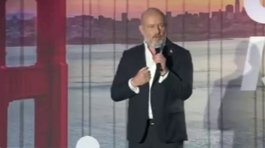 Steve Hilton pays homage to Schwarzenegger in election night speech
